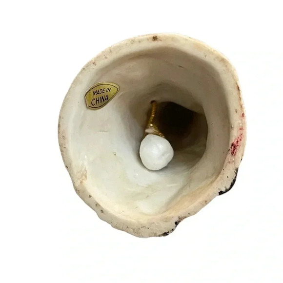 HomeTrends Vintage Christmas on Main Street  Santa Claus 4” Porcelain Bell - Picture 4 of 9